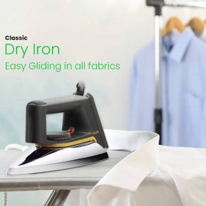 1000W National Teflon Coated Plate HTC920 Electric Dry Iron with Adjustable Temperature Control
