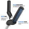 Quick Hair Straightener Brush For Men Multifunctional Styler Comb Mini Electric Hair Tool