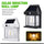 Mini Waterproof Solar Interaction Wall Lamp With Motion Sensor Security Light