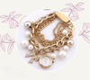 Stylish Luxury Pearls Bracelet Women’s Wrist Watch