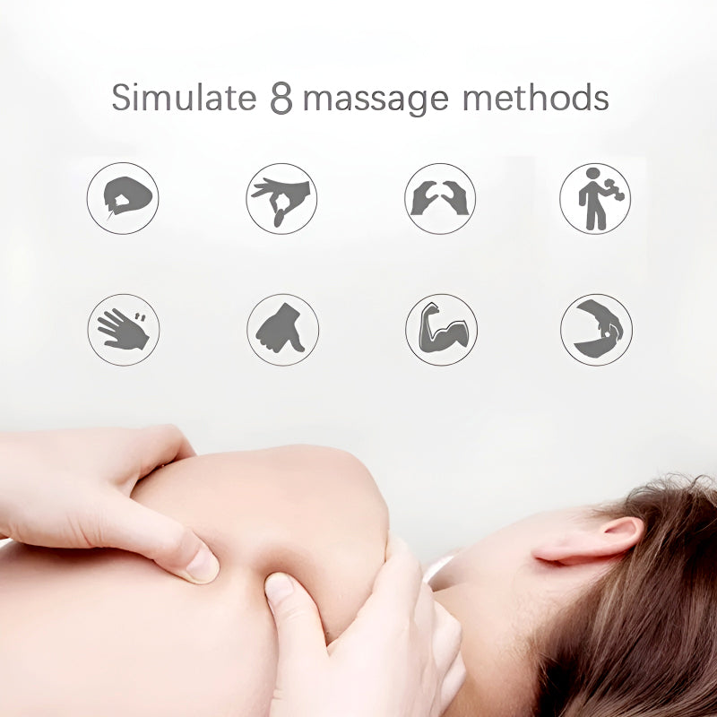 Pack of 2 Mini Electric Massage Sticks with 8 Modes and 19 Intensity Levels