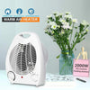 2000W Portable Lightweight Electric Fan Heater With Overheat Protection And Adjustable Thermostat Control