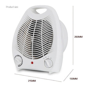 2000W Portable Lightweight Electric Fan Heater With Overheat Protection And Adjustable Thermostat Control