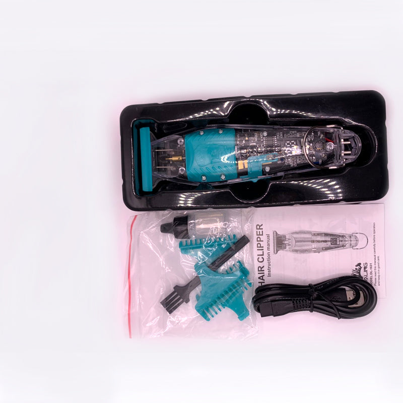 Daling DL-1631 Full Transparent Visible Body LED Dispaly Hair Trimmer