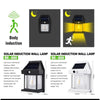 Mini Waterproof Solar Interaction Wall Lamp With Motion Sensor Security Light