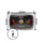 Moky Pro Square LED Motorcycle Headlight – White/Yellow Beam & Red Eye DRL