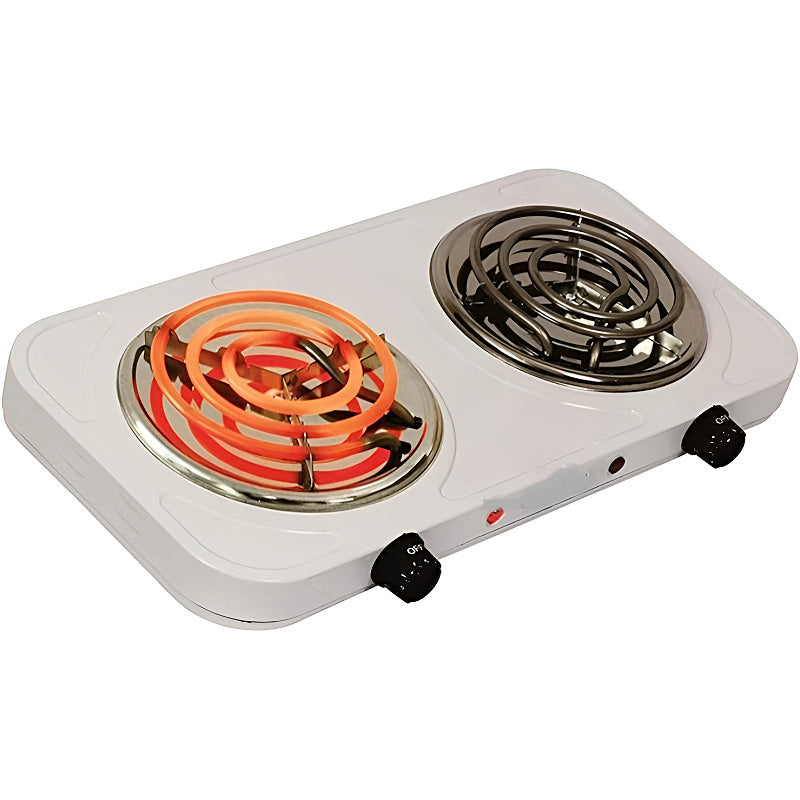 2000W Portable Dual Burner Electric Hot Plate with Temperature Control