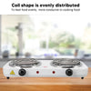 2000W Portable Dual Burner Electric Hot Plate with Temperature Control