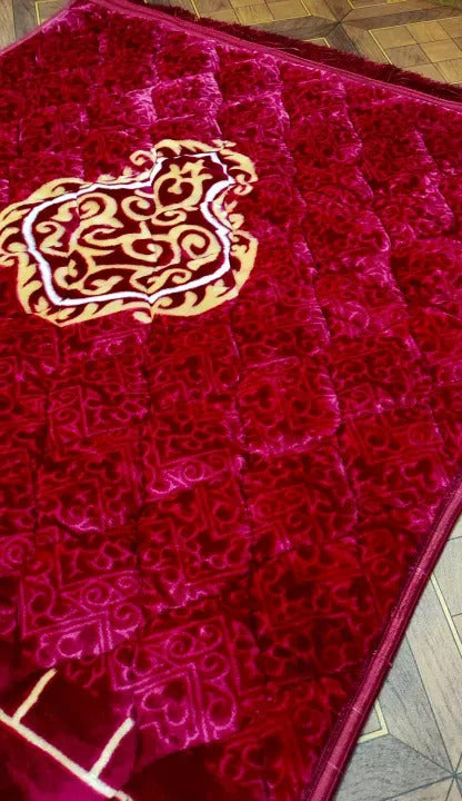 Super Soft Orthopedic Velvet Janamaz Prayer Rug