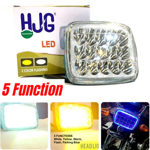 Universal Dual Lens LED Projector Fog Light – Multi-Color Mode for Motorcycles & Cars