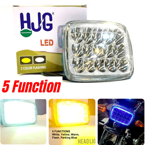 Universal Dual Lens LED Projector Fog Light – Multi-Color Mode for Motorcycles & Cars