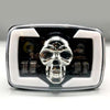 Skull Style LED Projector Headlight with DRL & Indicators – Perfect Fit for Honda CD70 / CG125