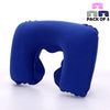 Pack of 3 Inflatable U-Shape Travel Neck Pillows