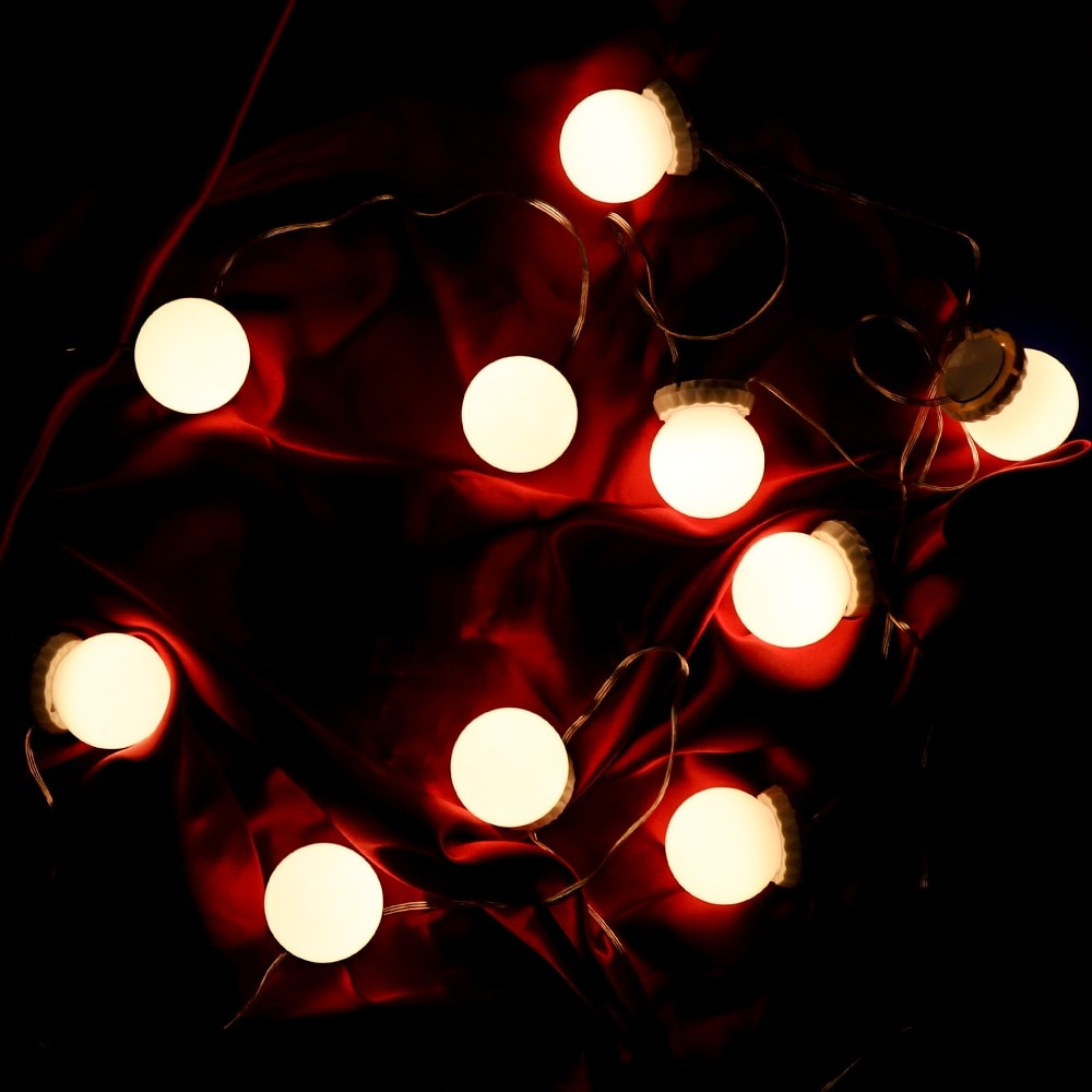 LED Hollywood Makeup Mirror Light – 10 Bulb Dimmable Touch Control