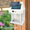Mini Waterproof Solar Interaction Wall Lamp With Motion Sensor Security Light